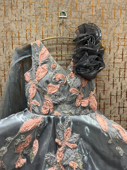 Awesome sky blue gown