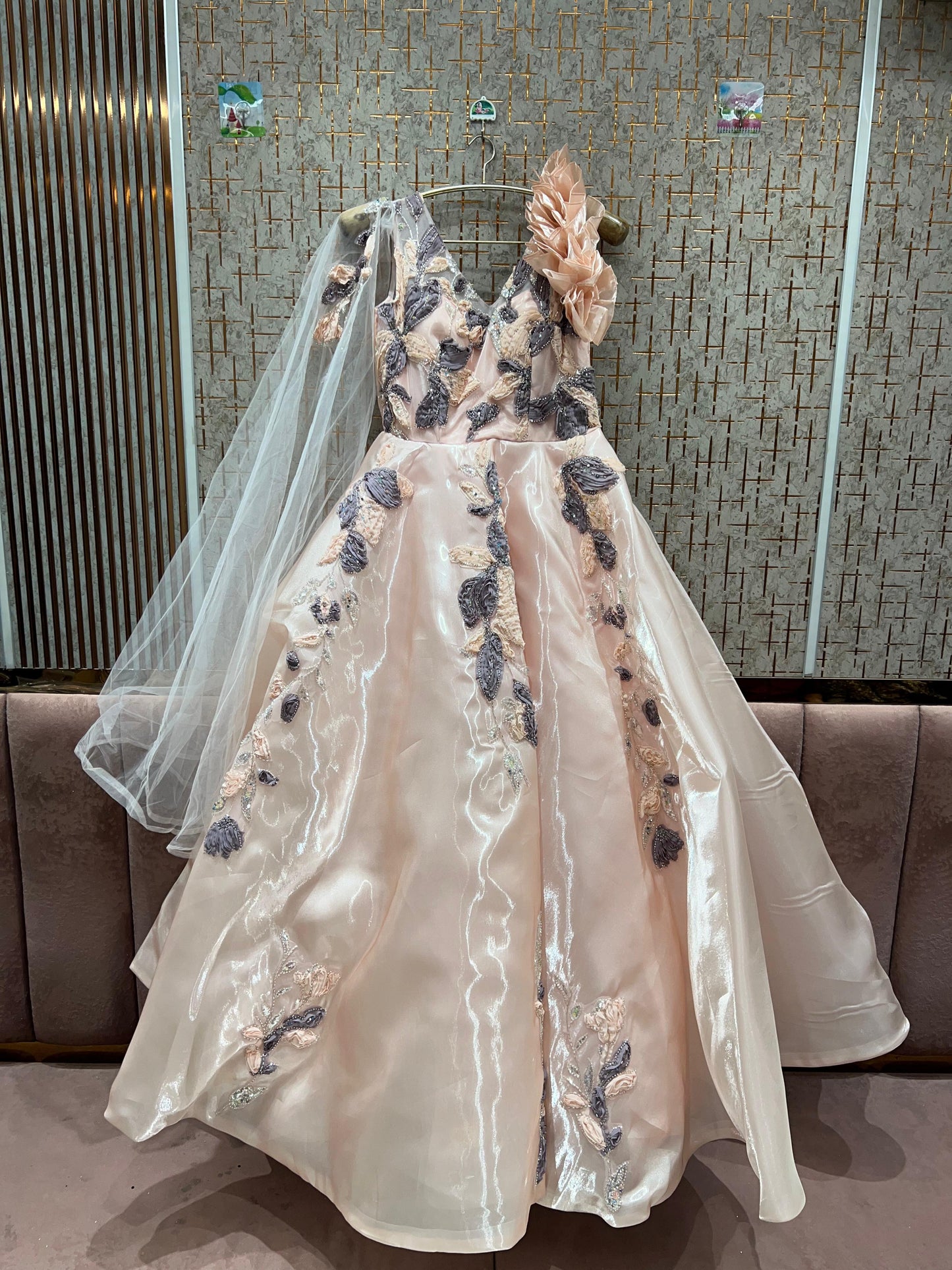 Awesome sky blue gown