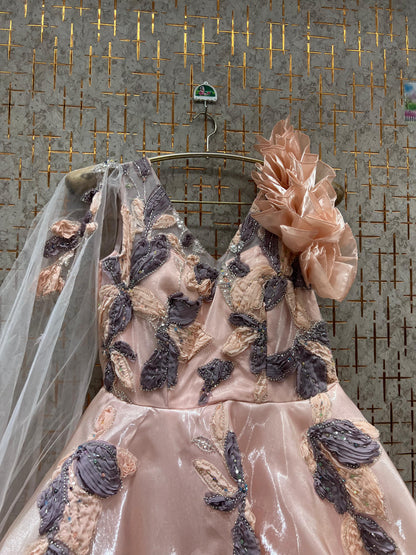 Awesome sky blue gown