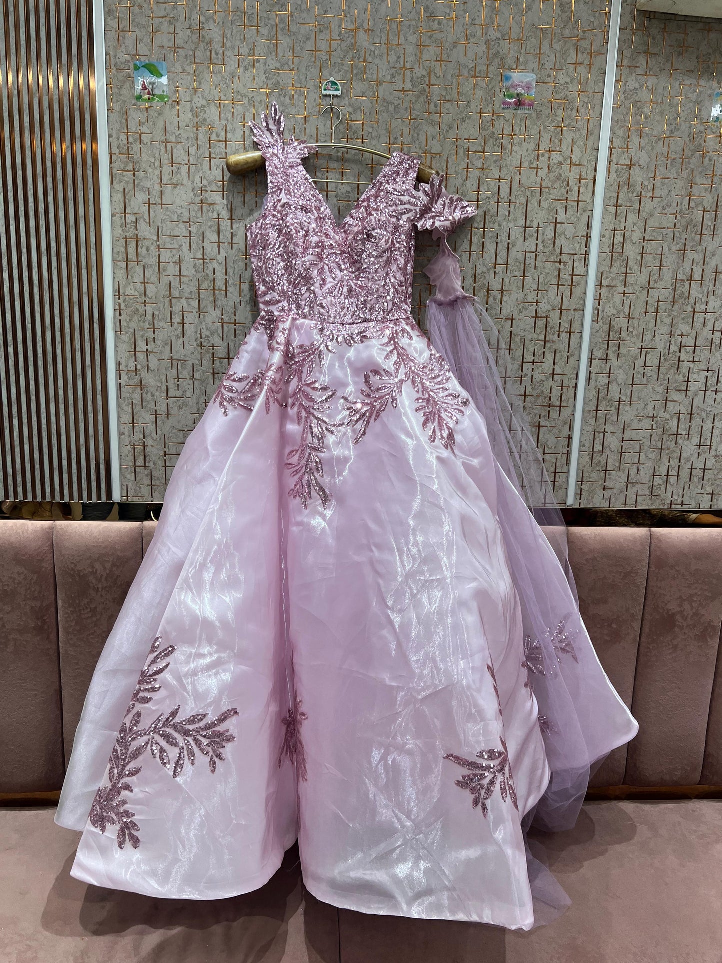 Awesome Brown rust gown