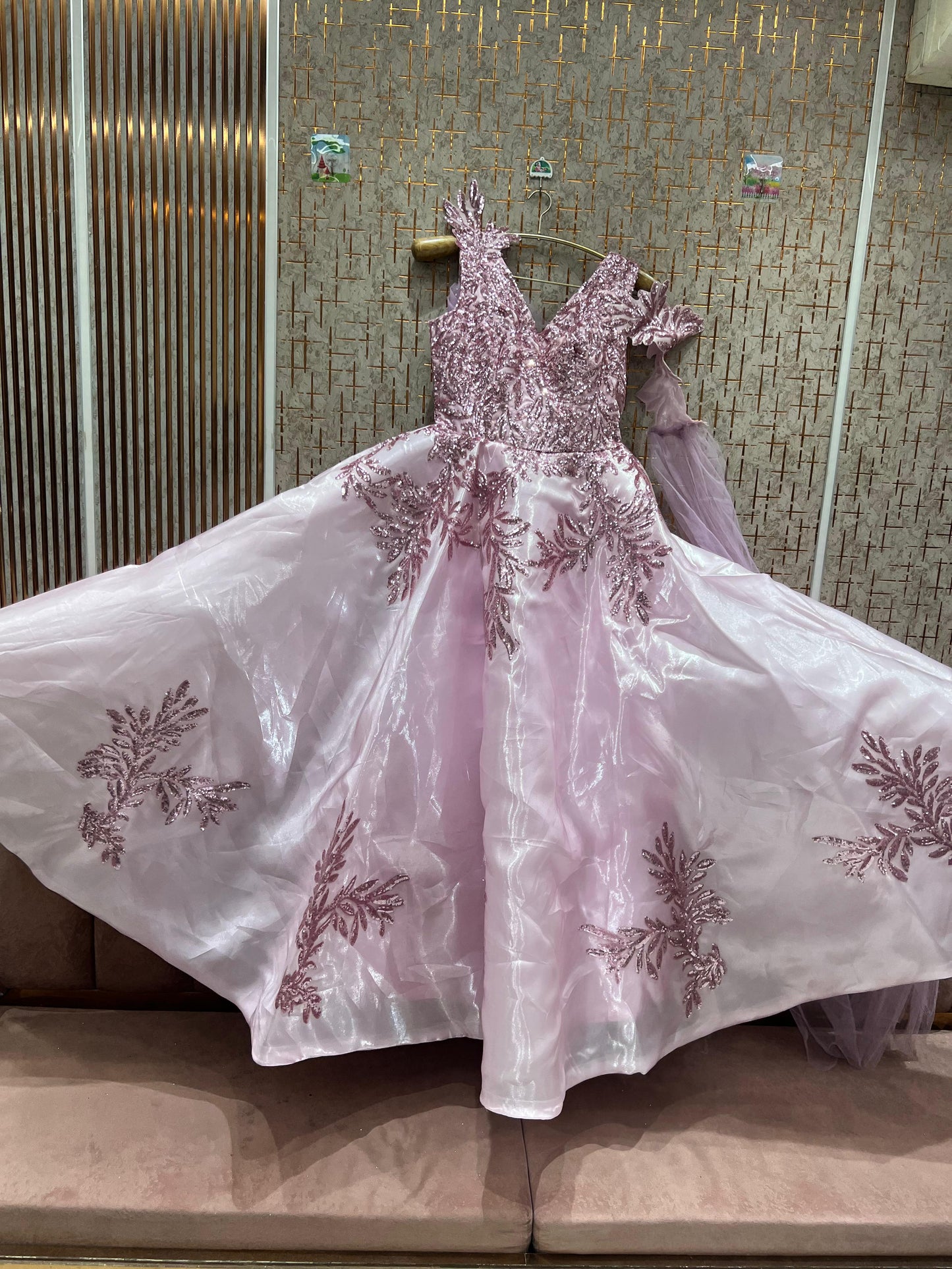 Awesome Brown rust gown