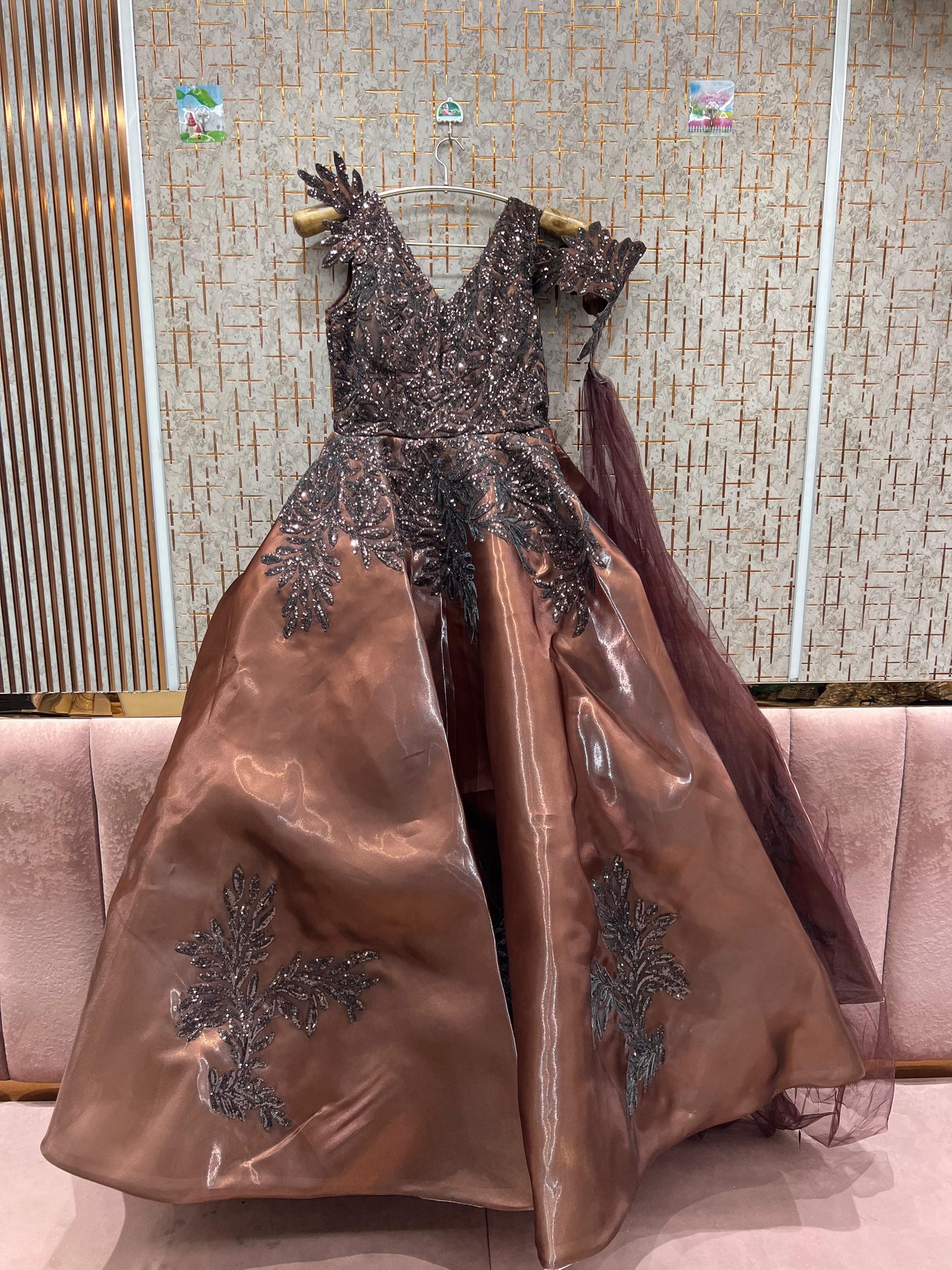 Awesome Brown rust gown