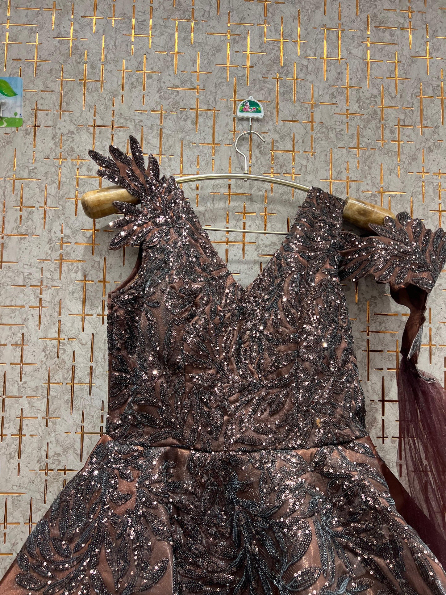 Awesome Brown rust gown