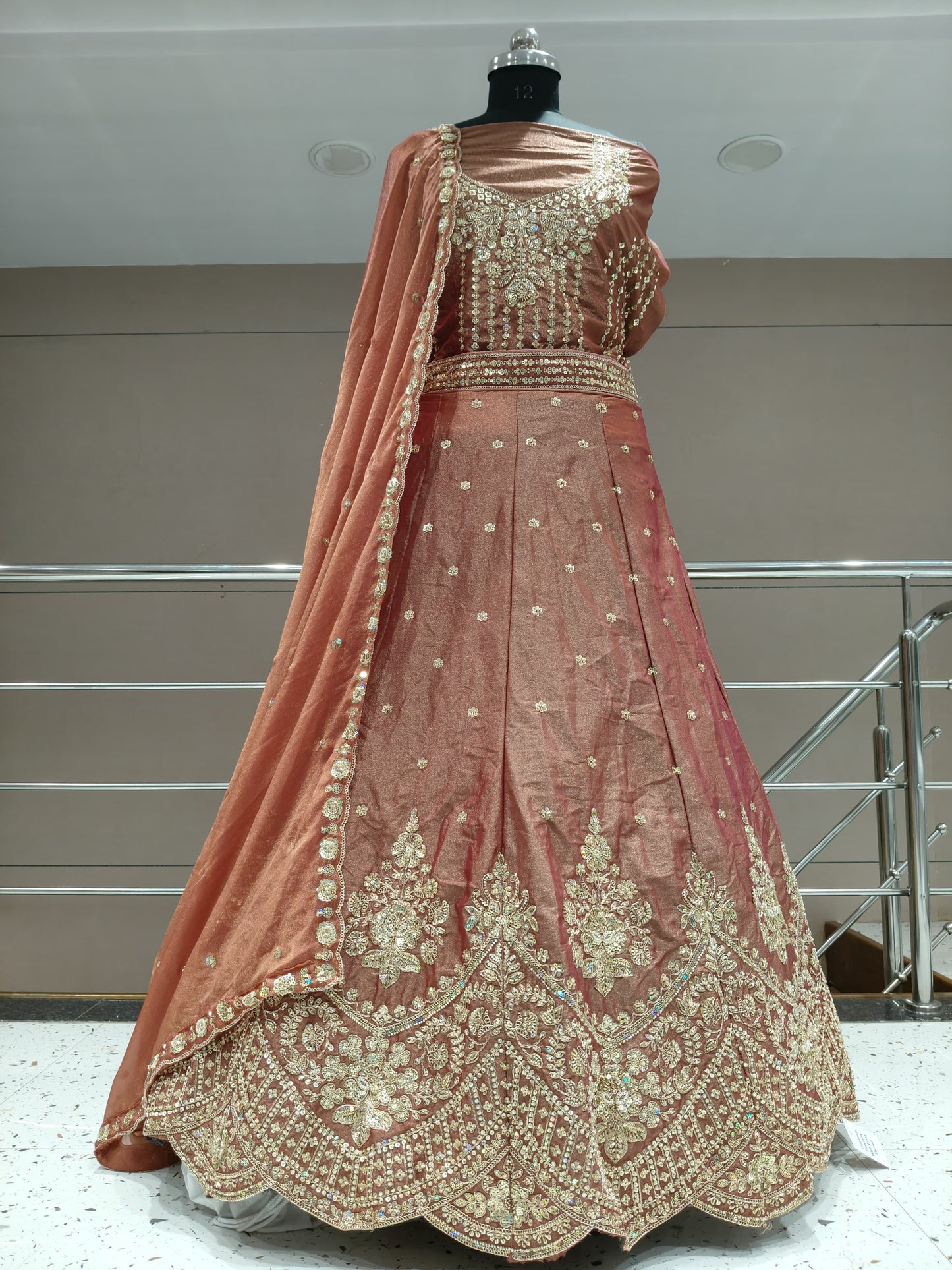 Lovely rust brown Lehenga