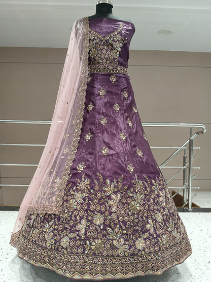 Beautiful light sky blue Lehenga