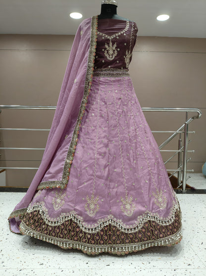 Delightful peach Lehenga
