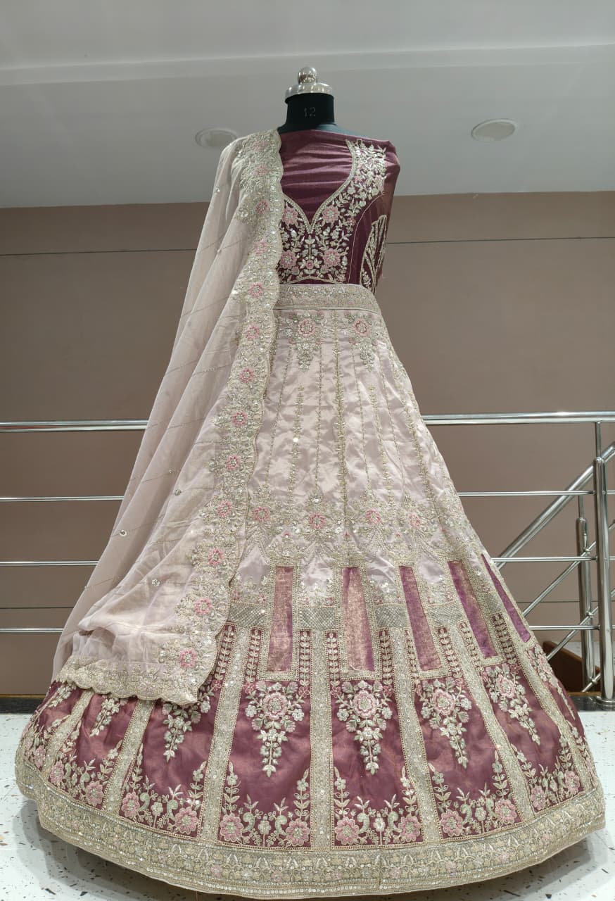 Beautiful Lavender Lehenga