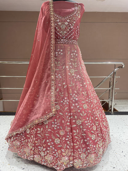 Good looking green Lehenga