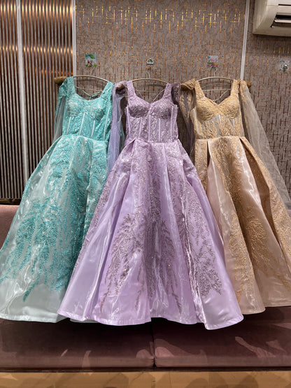 Fabulous golden beige gown