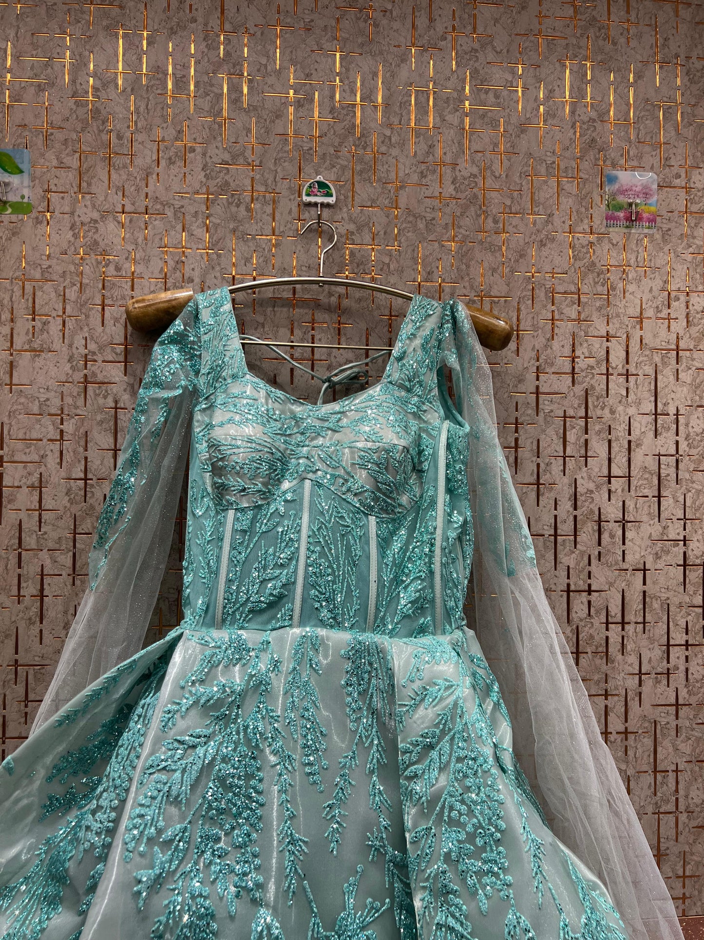 Fabulous golden beige gown