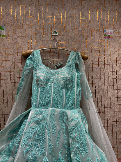 Fabulous golden beige gown