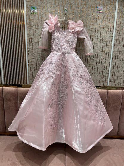 Engaging purple gown