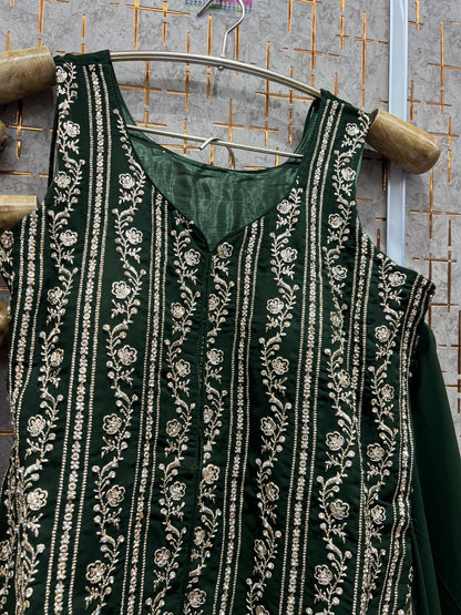 Amazing purple Hot pink green Shrug dress