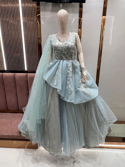 Lovely Sky blue gown