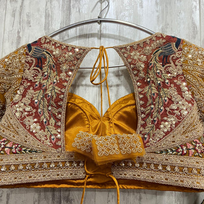 Something Different maroon peach Double Duptta Lehenga Happy Customer