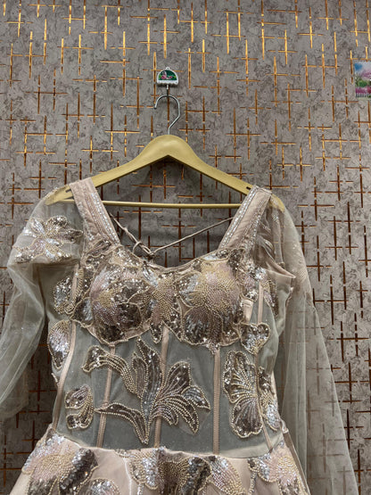 Glamorous Navy blue gown