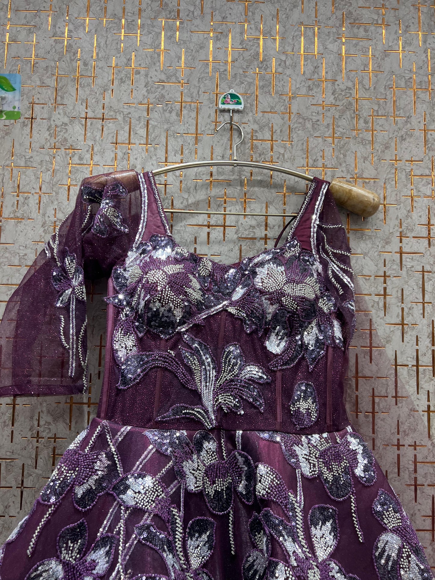 Glamorous Navy blue gown