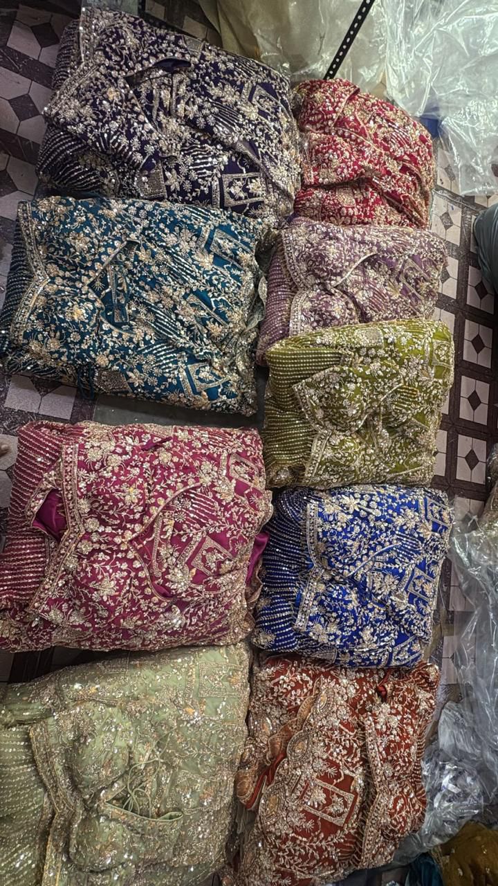 Fantastic Sky blue Crop top Lehenga