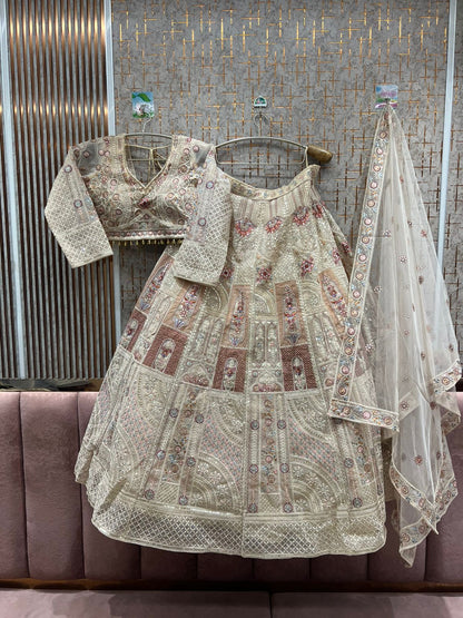 Beautiful pink Crop top Lehenga