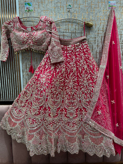 Awesome yellow Crop top Lehenga