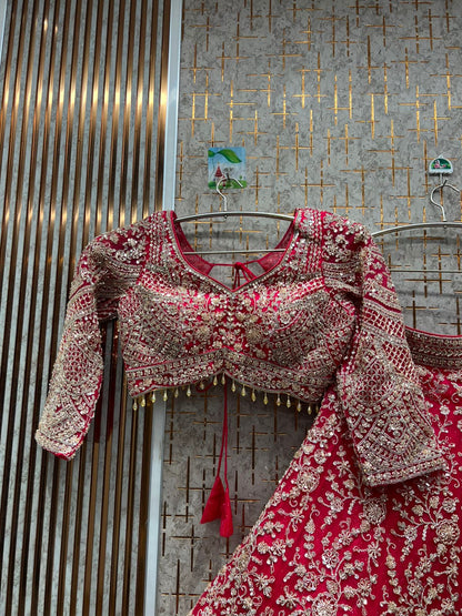 Awesome yellow Crop top Lehenga