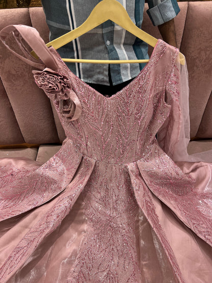 Good looking pink gown