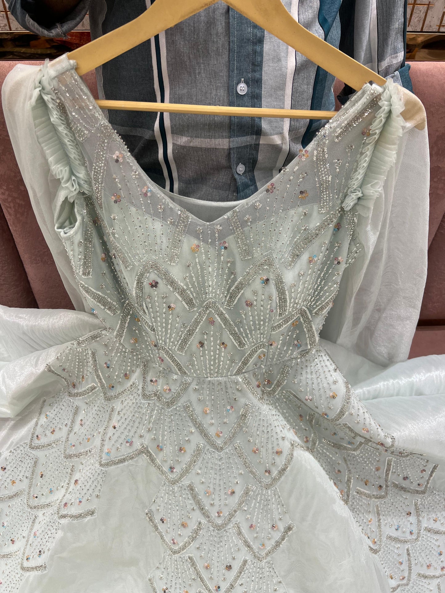 Astonishing white gown