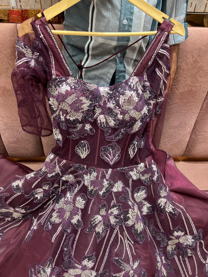 Fabulous purple gown