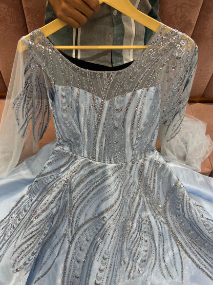 Beautiful Sky blue gown