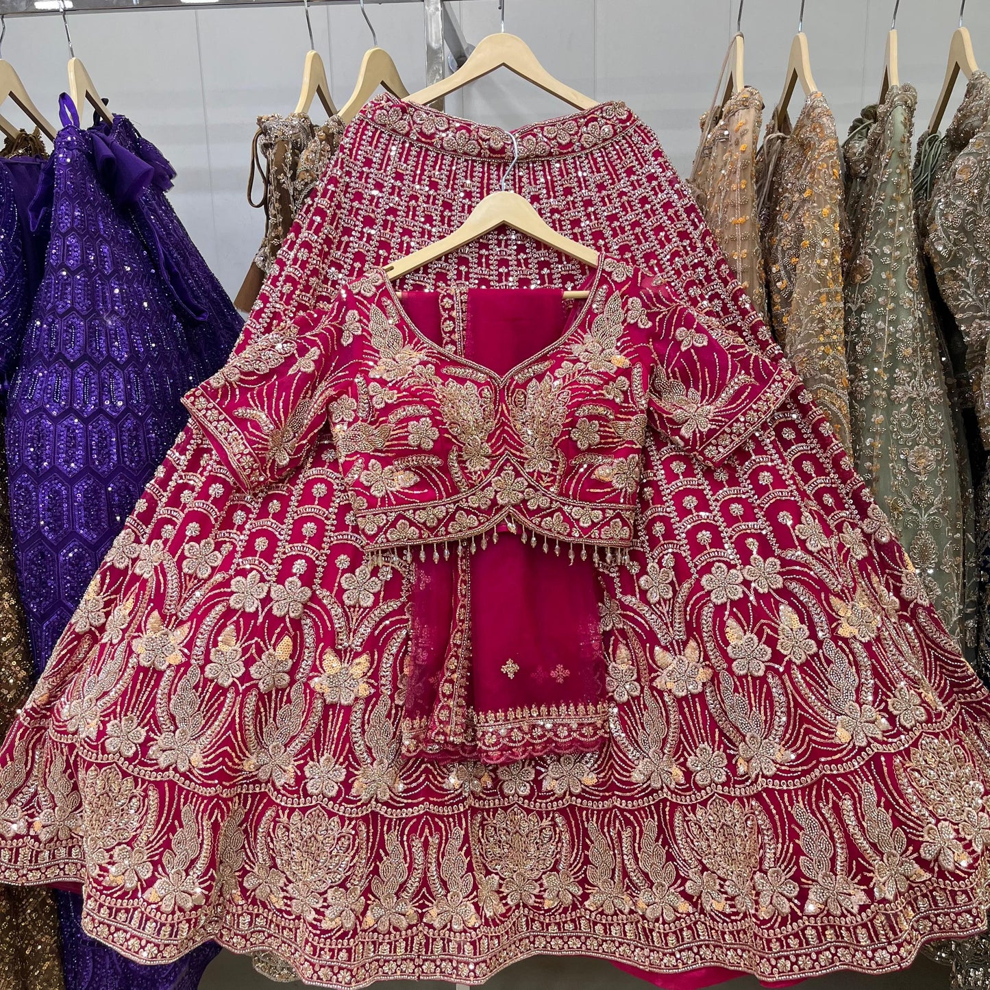 Delightful yellow Crop top Lehenga