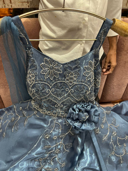 Majestic purple lavender Sequins gown