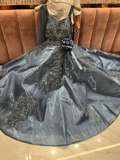 Majestic purple lavender Sequins gown