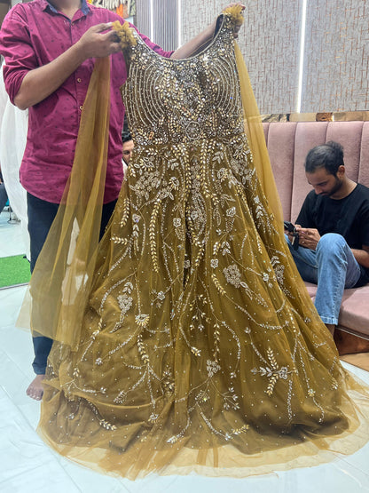 Fantastic Mustard yellow gown