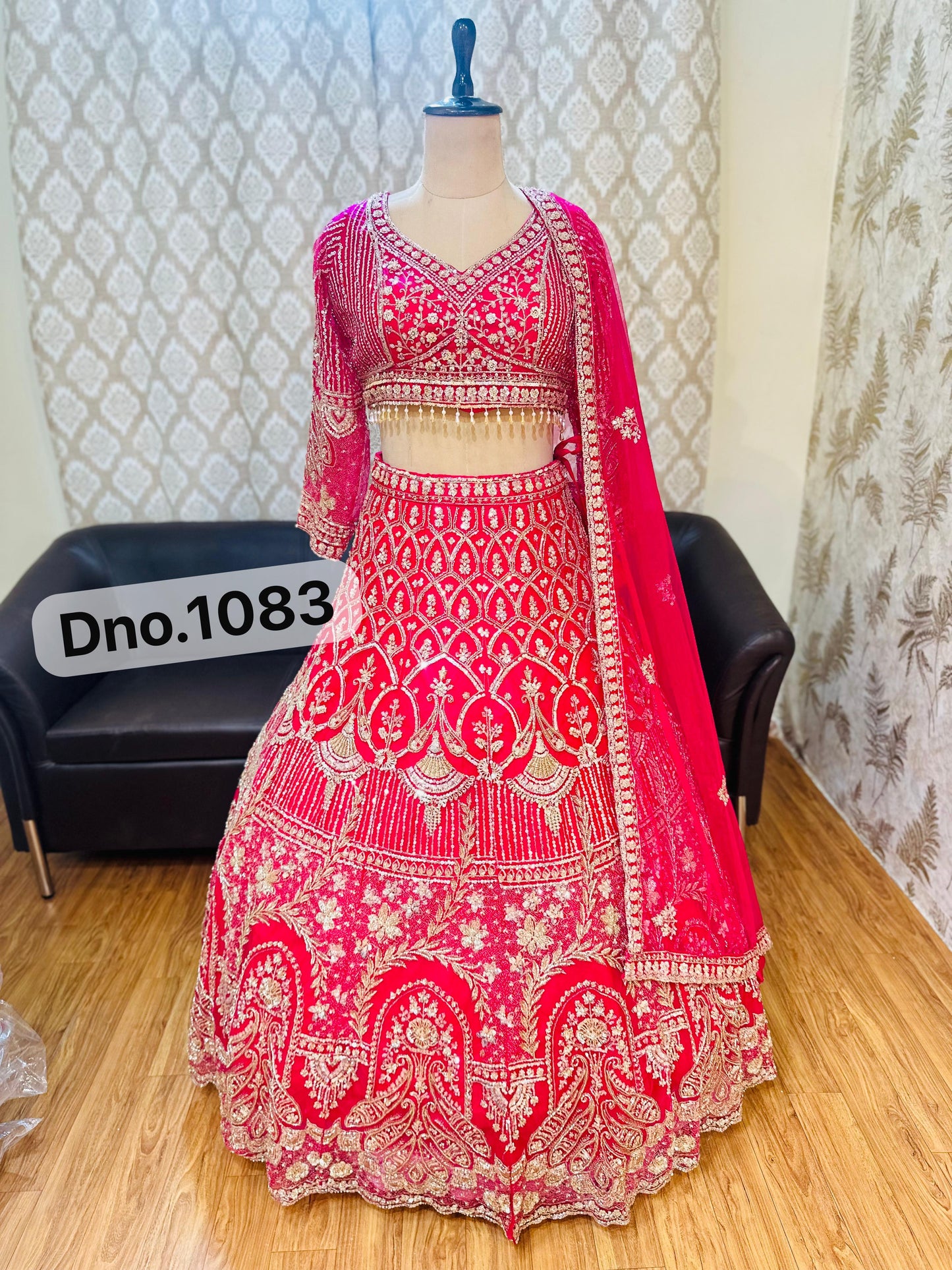 Amazing purple Crop top Lehenga