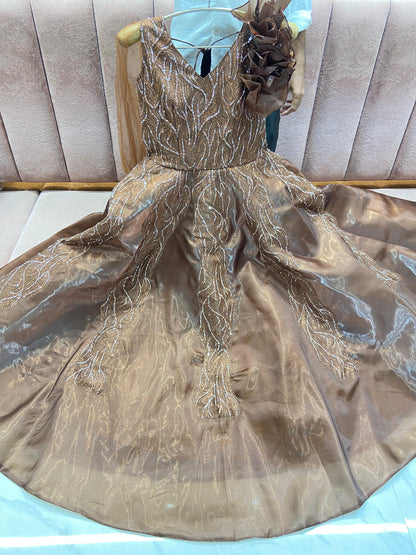 Pretty grey silver Gown