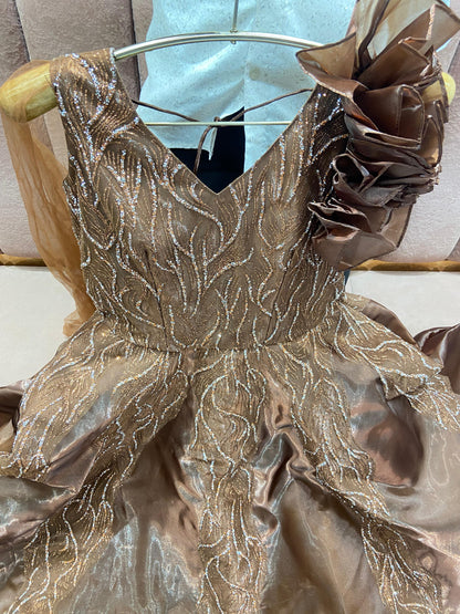 Pretty grey silver Gown