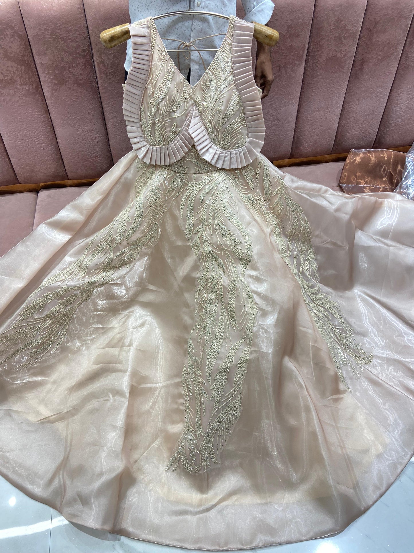 Baby pink Lovely Peach gown