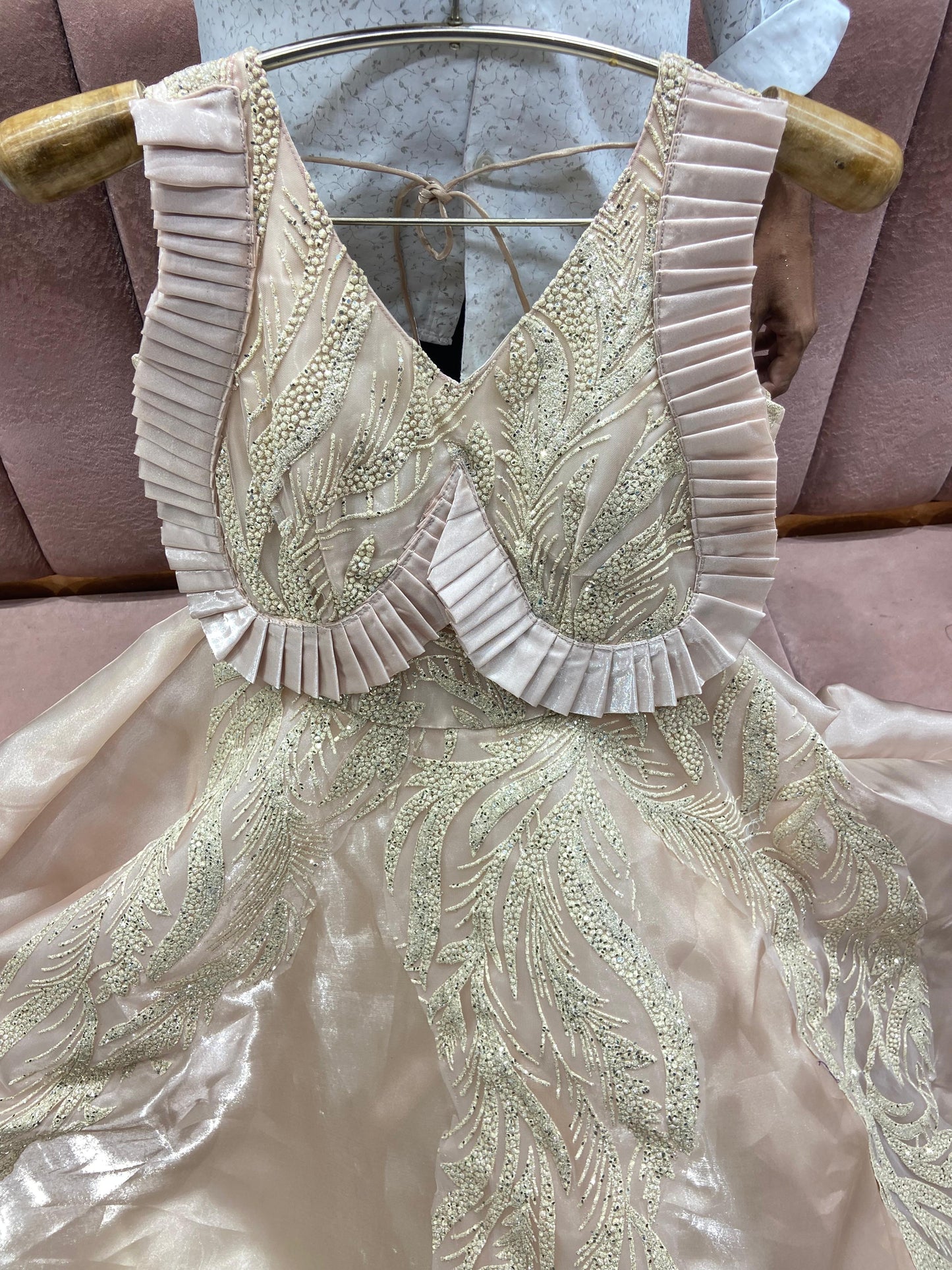 Baby pink Lovely Peach gown