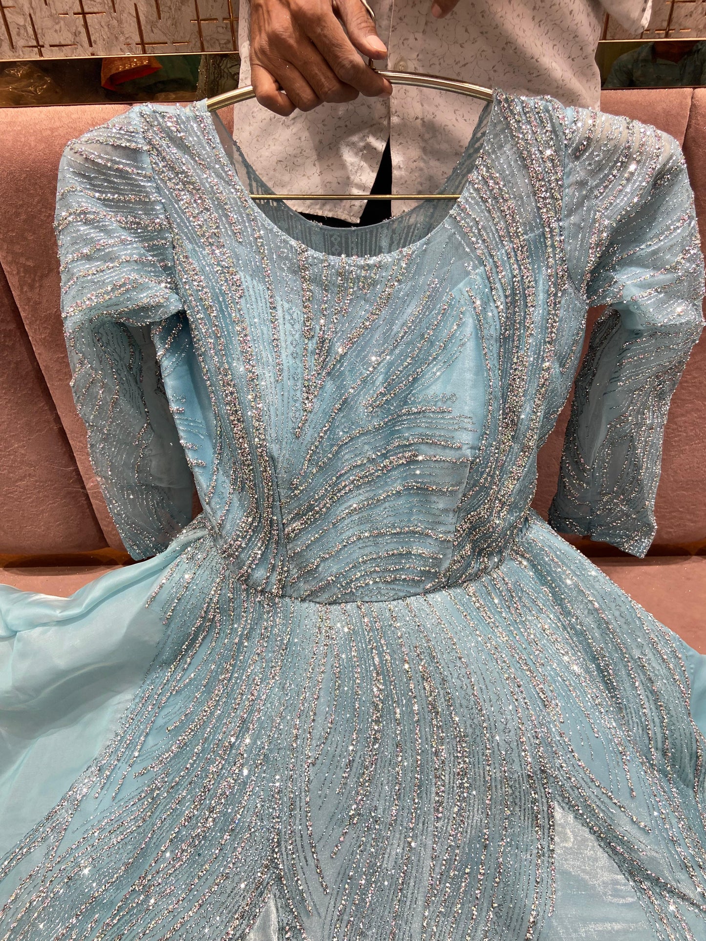 Charming Sky blue Gown