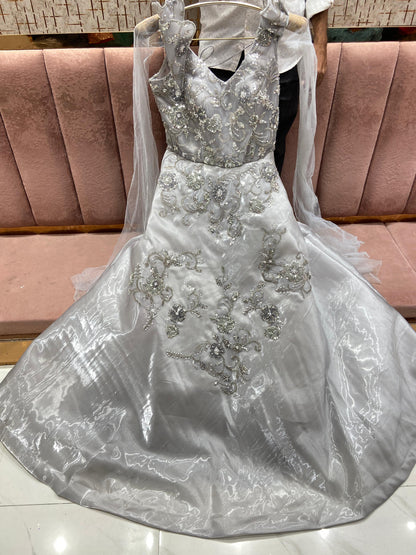 Pleasing floral pink Gown