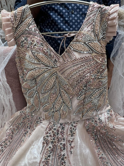 Astonishing Peach baby pink Gown