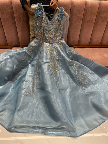 Stunning lavender onion pink Gown