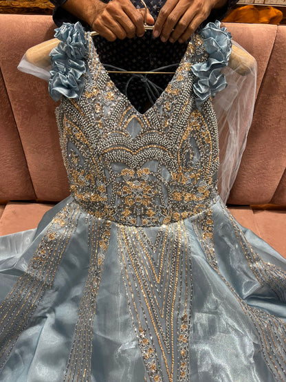 Stunning lavender onion pink Gown