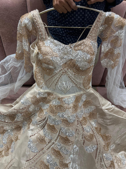 Stunning lavender onion pink Gown