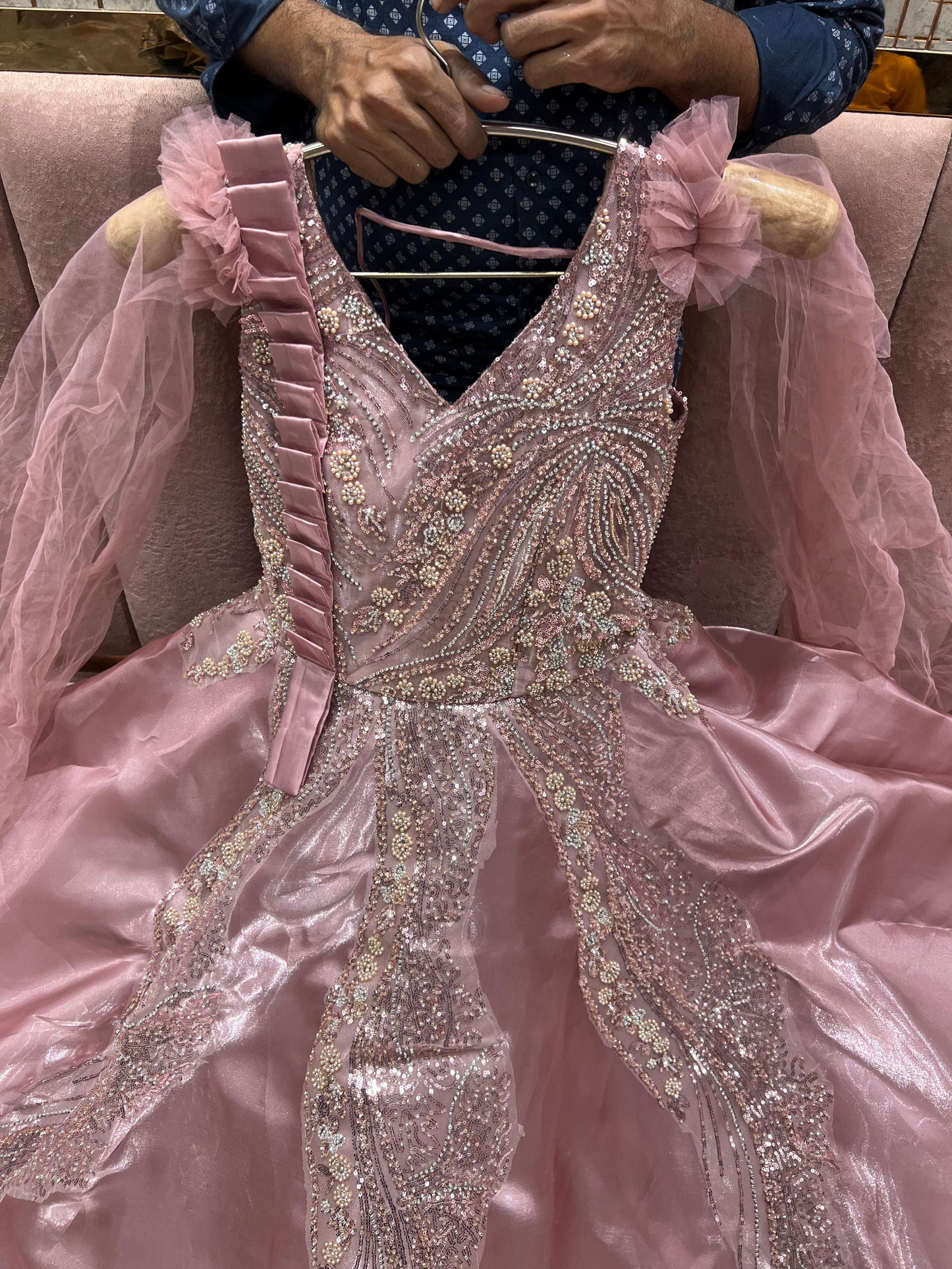 Something different Sky blue gown