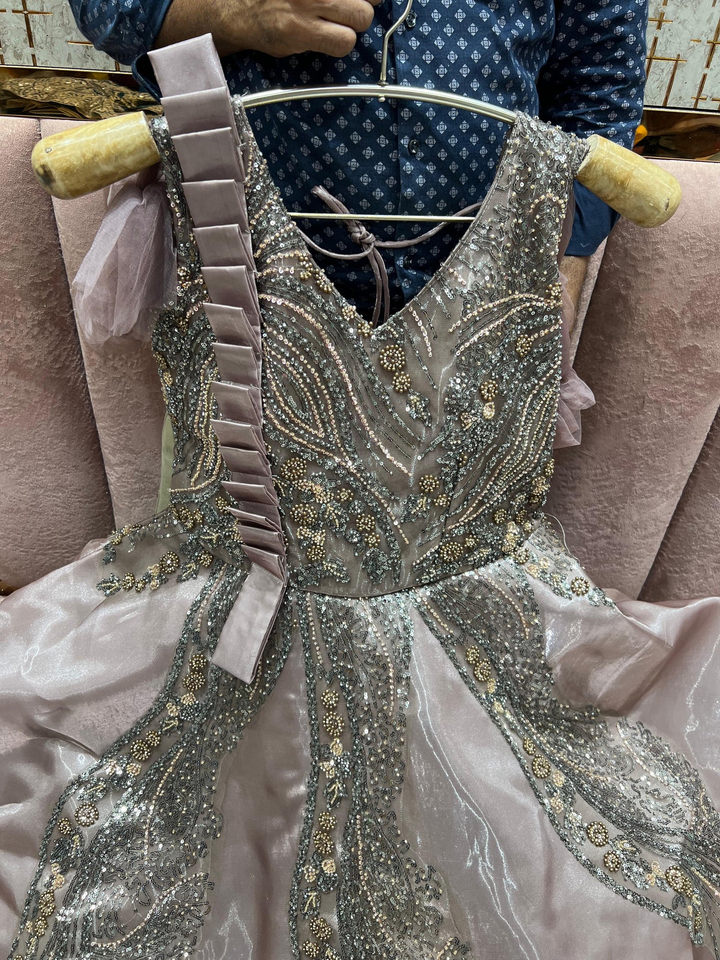 Something different Sky blue gown