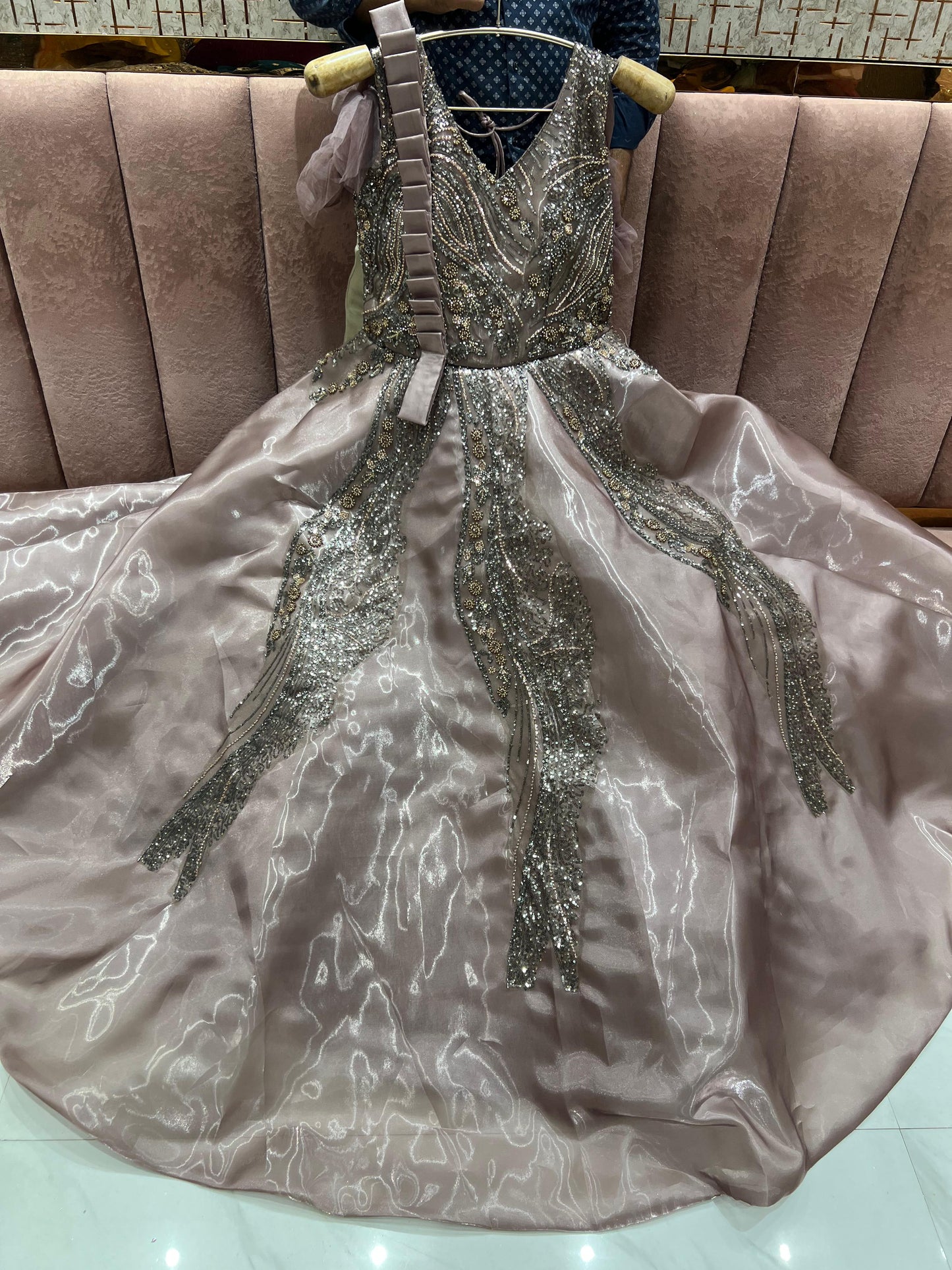 Something different Sky blue gown