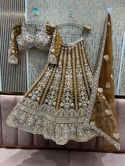 Good looking Sky blue crop Lehenga