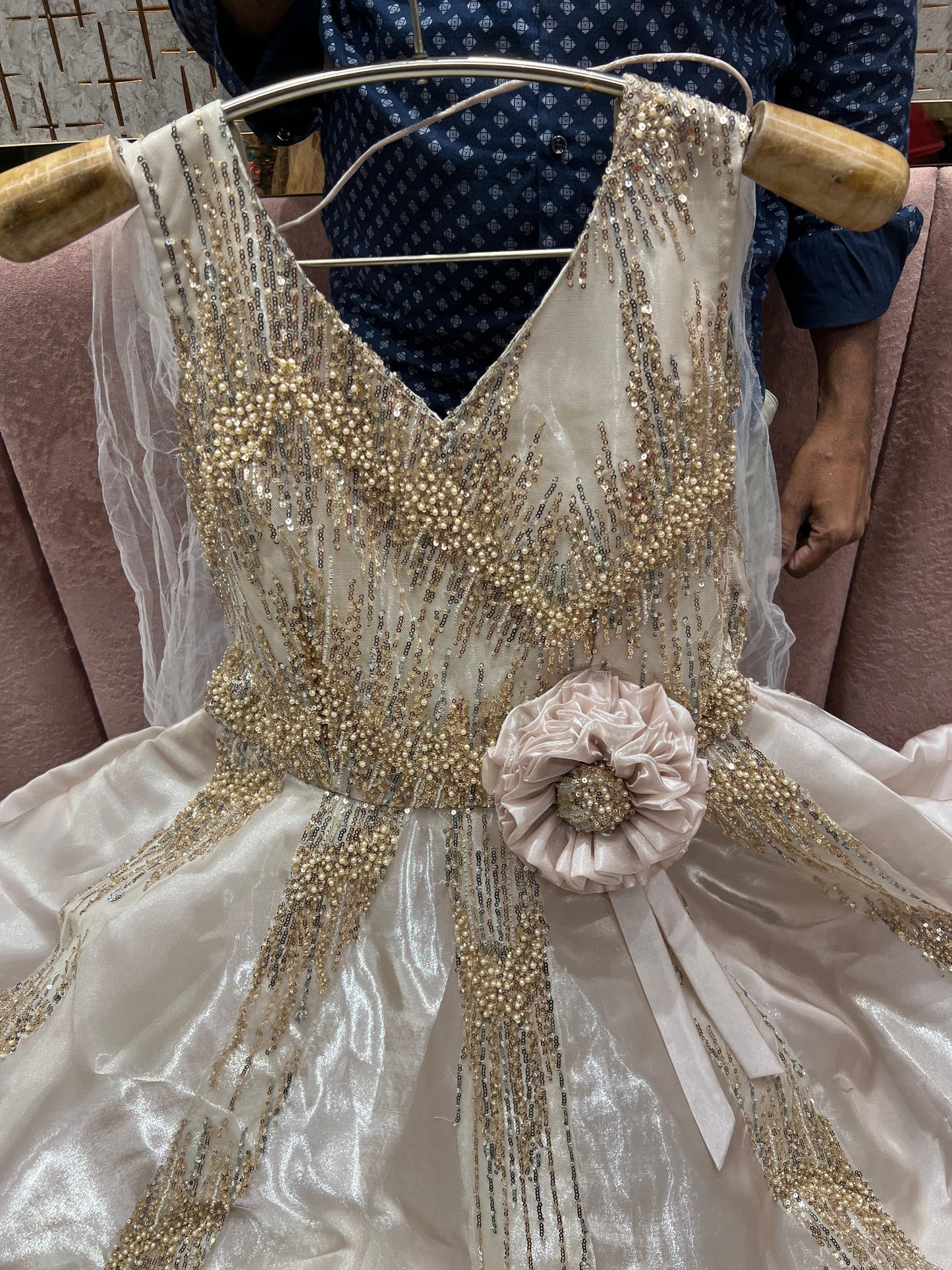 Tremendous pink Gown