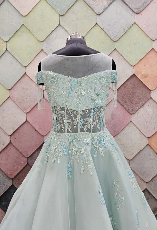 Cinderella Sky blue ball gown